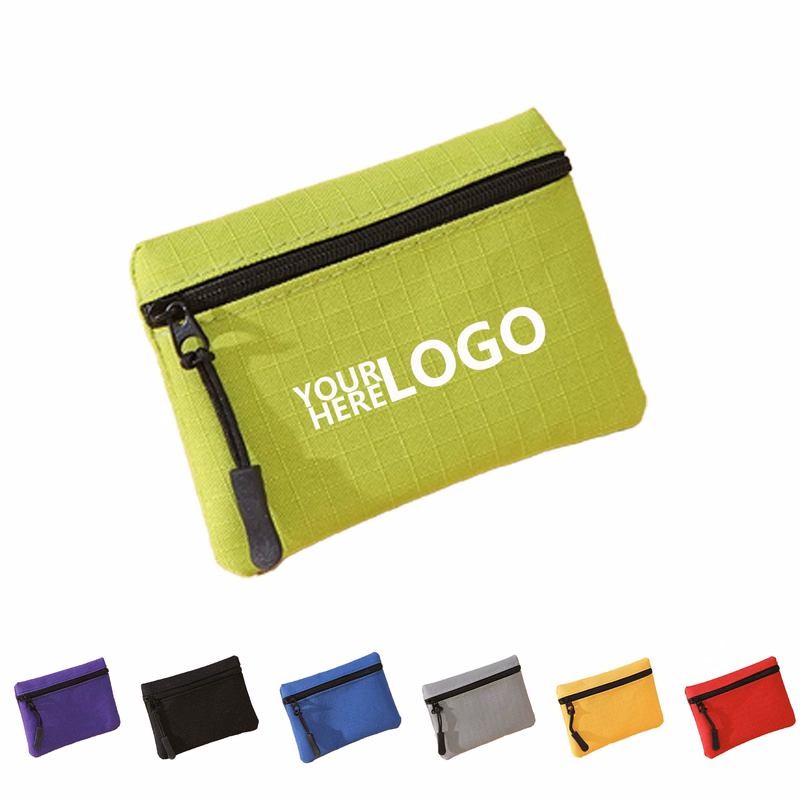 Ladies' Compact Oxford Cloth Zipper Wallet