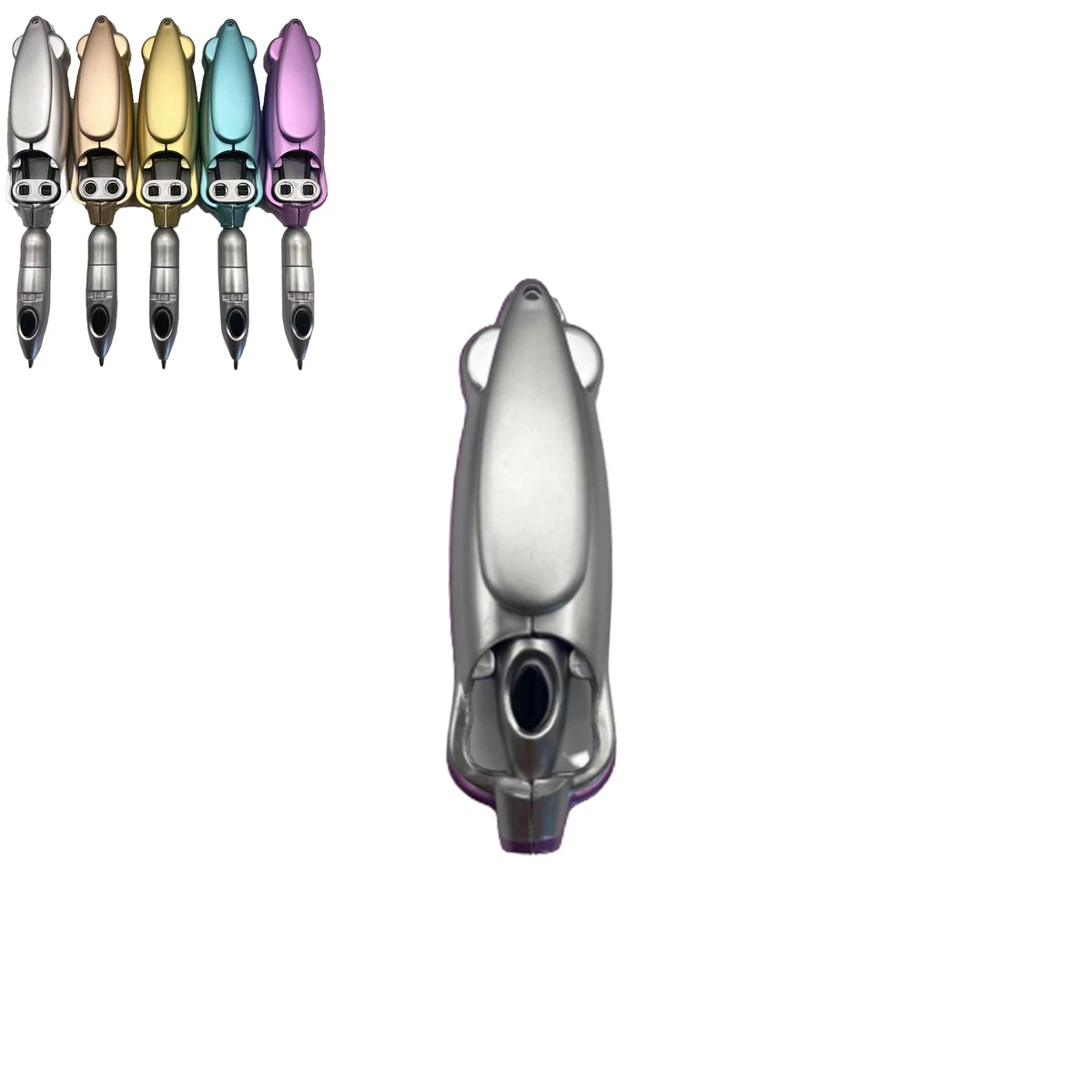 Variable Squid Shape Black Ballpoint Pen 1