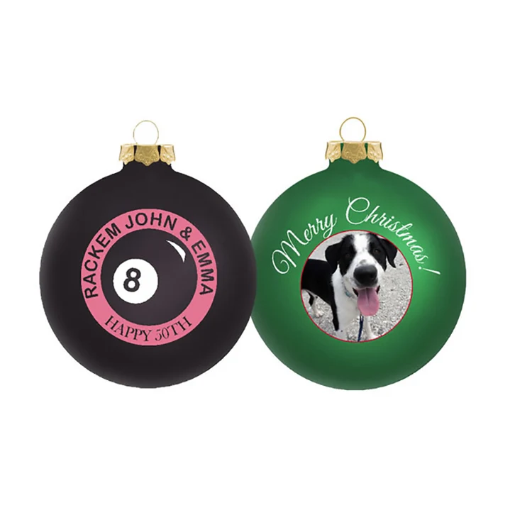 Round Traditional Glass Ball Ornaments 1