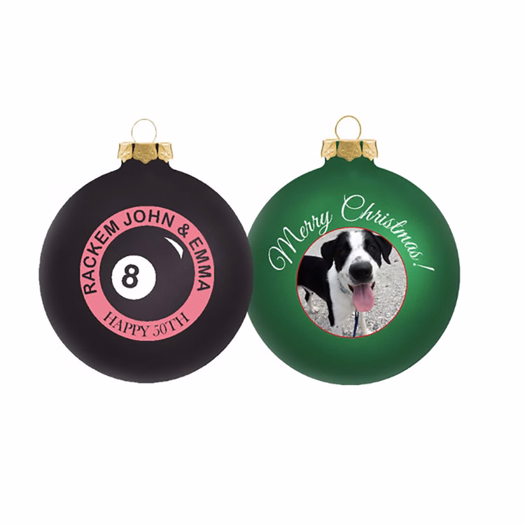 Round Traditional Glass Ball Ornaments
