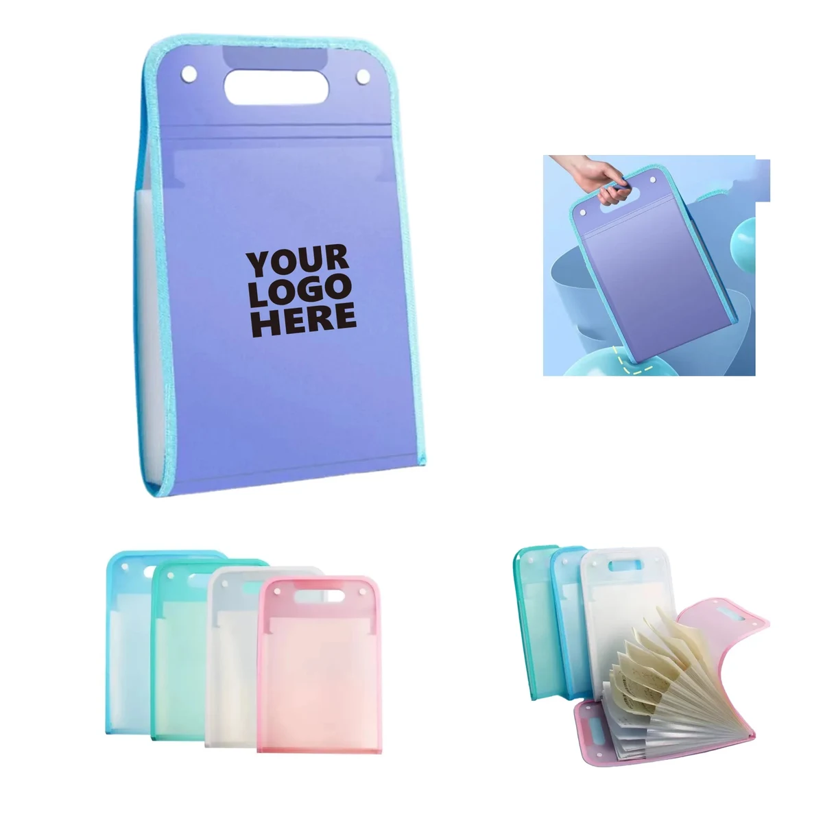 Portable A4 Large Capacity Multi-Layer Folder MOQ50 1