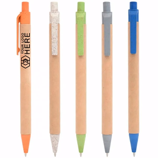 Eco Paper Wheat Straw Ballpoint Pen