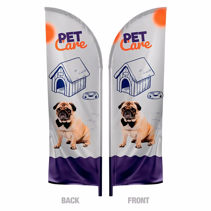 Feather Flag Double Sided 12ft Graphic