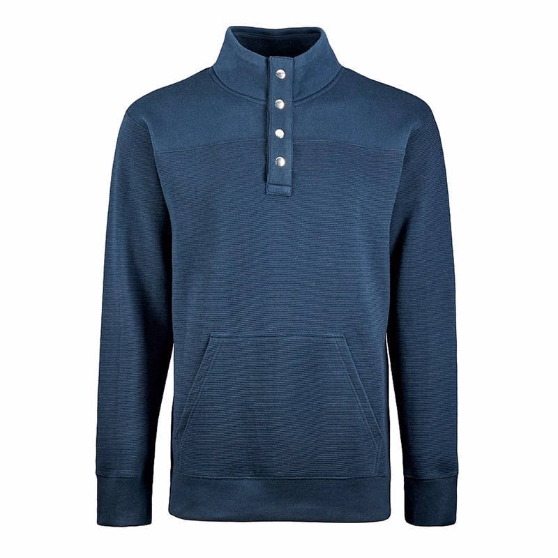 Men's Ripple Fleece Snap Sweatshirt - 8708