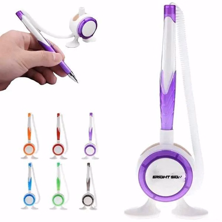 Fixed Desktop Pen with Adhesive Base