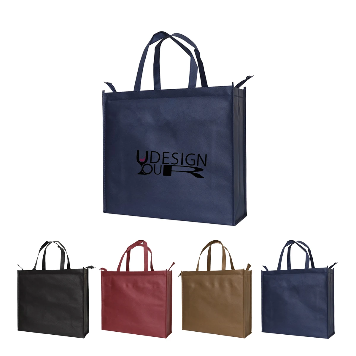 Non Woven Large Zipped Shopping Bag 1