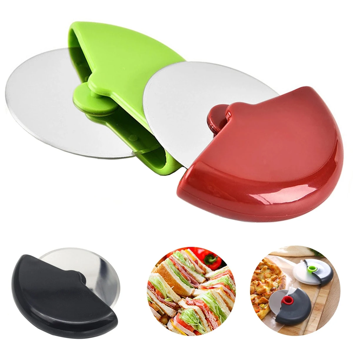 Pizza Cutter - Opaque - Metal Blade 1