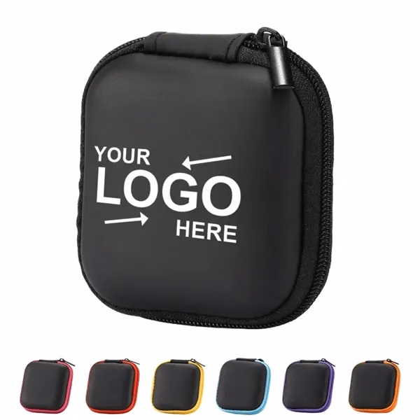Custom Compact EVA Headphone Earbud Case — Durable Travel Storage Accessory