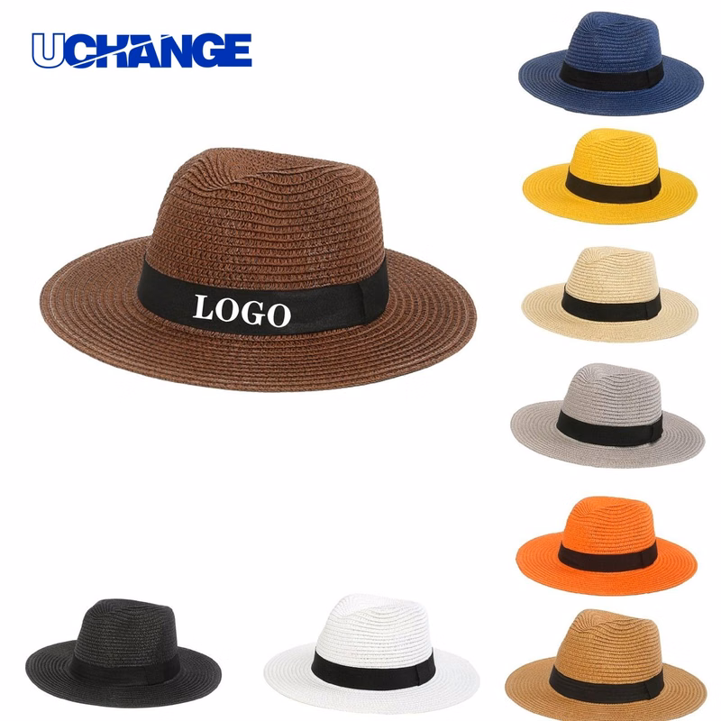 Wide Brim Straw Hat for Summer Wear