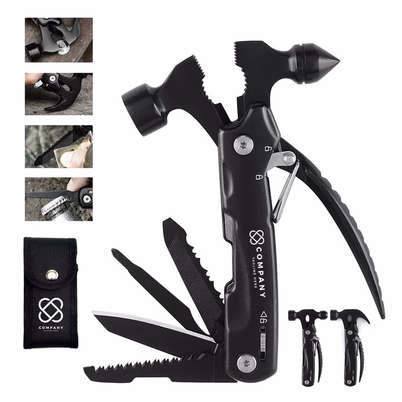 Carbon Steel Multitool Hammer with Non-Slip Handle