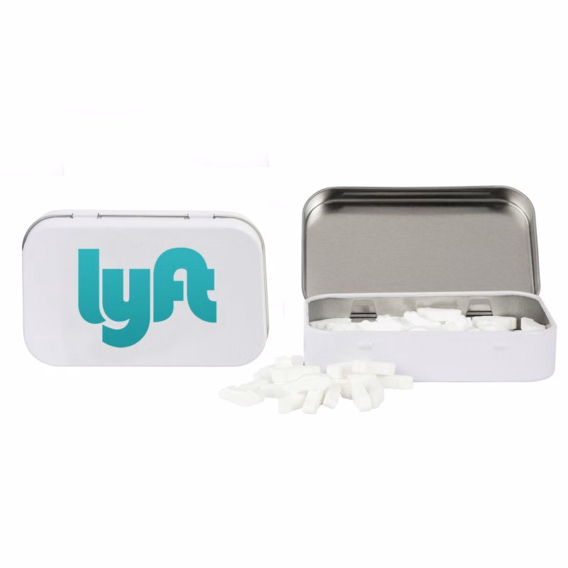 Rectangular Tin with Car Shaped Mints