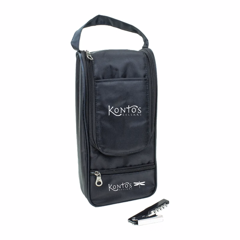 2-Bottle Insulated Tote Bag