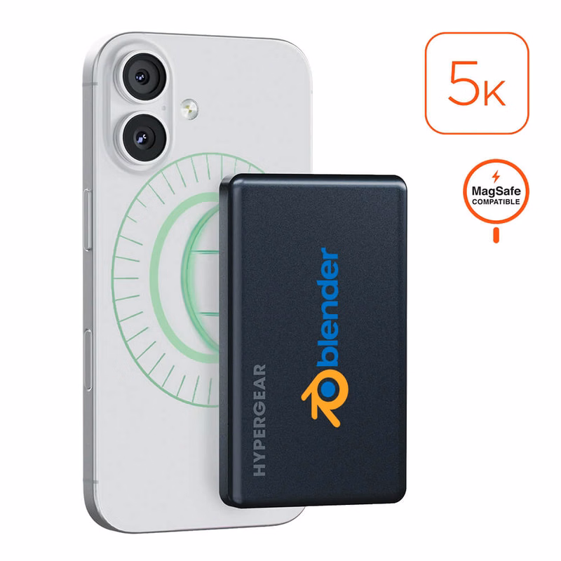 HyperGear Power Pack Mag Ultra-Slim Magnetic Wireless Fast Charge Power Bank