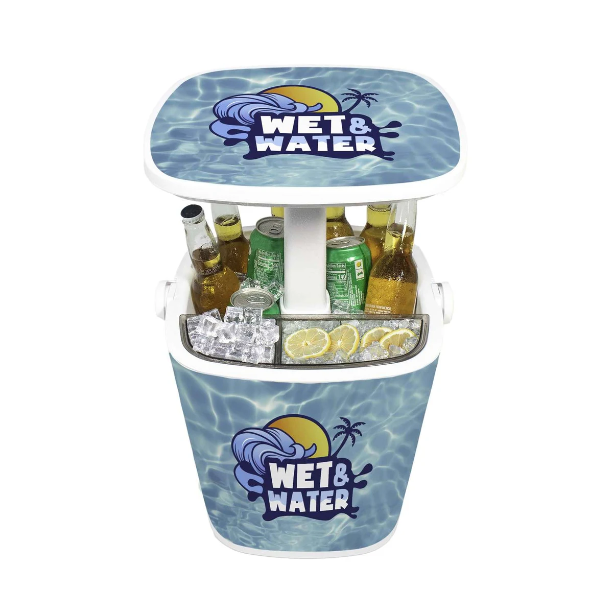 15L Mini Cool Bar, Wrap Graphic with Top Decal 1