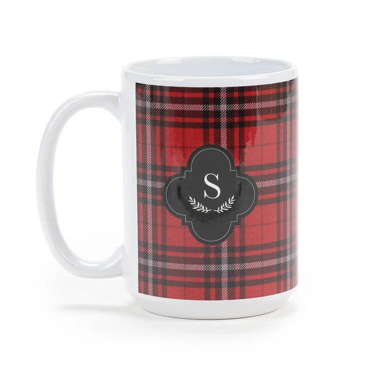 15 Oz. Family Plaid Mug 1