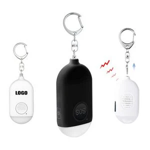 120DB Portable Self Defense Alarm Keychain With Flashlight 1