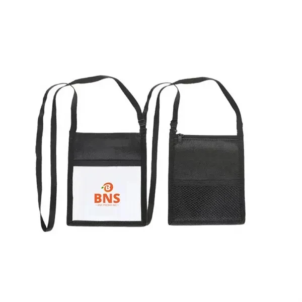 Secure Neck Wallet Badge Holder with Waterproof Pouch 1