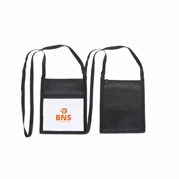 Secure Neck Wallet Badge Holder with Waterproof Pouch