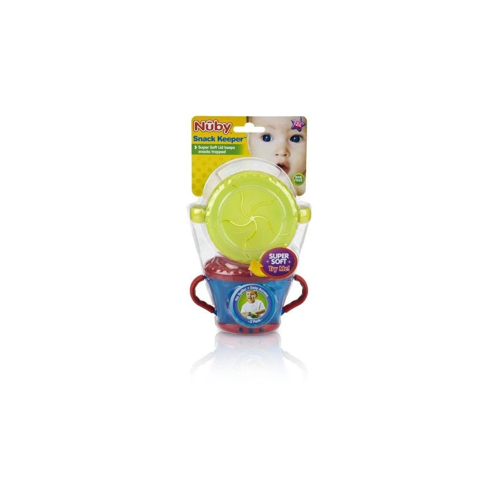 Nuby Snack Keeper Cups - 9 oz 2 Pack 1