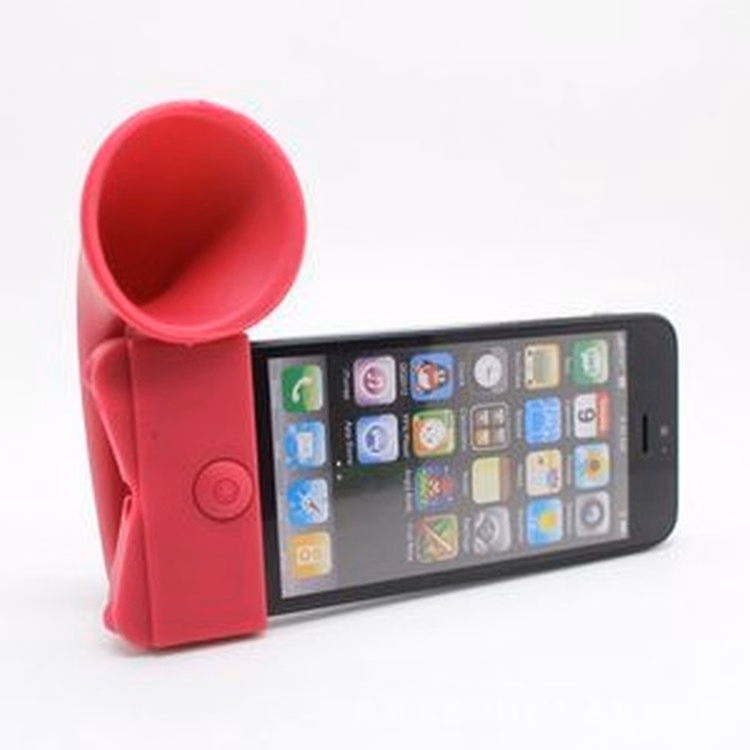 Silicone Megaphone Speaker (4 15/16"x2")
