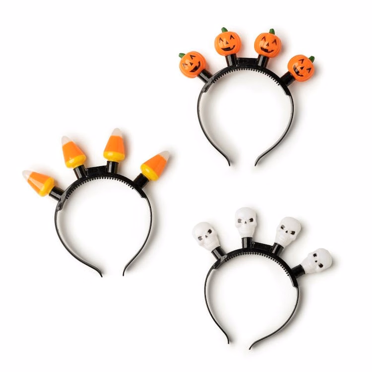 Flashing Halloween Headbands - 3 Styles Jumbo