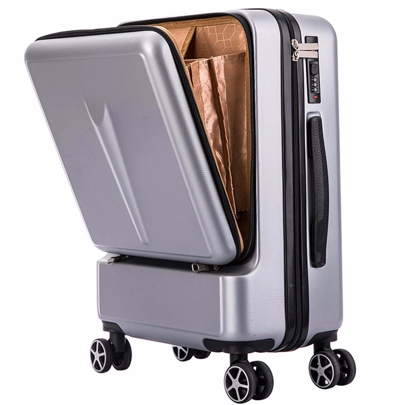 Business Travel Boarding Suitcase With Wheels Rolling
