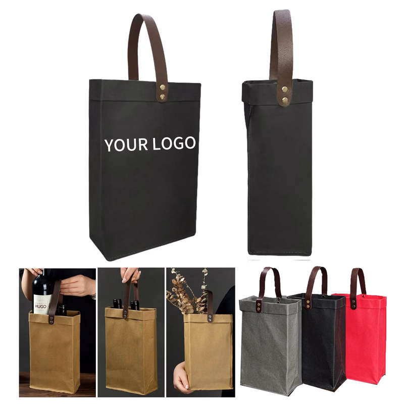 Kraft Paper Wine Bag Nordic