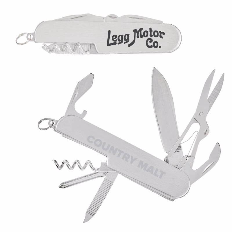 Stainless Steel Pocket Utility Swiss Army Knife