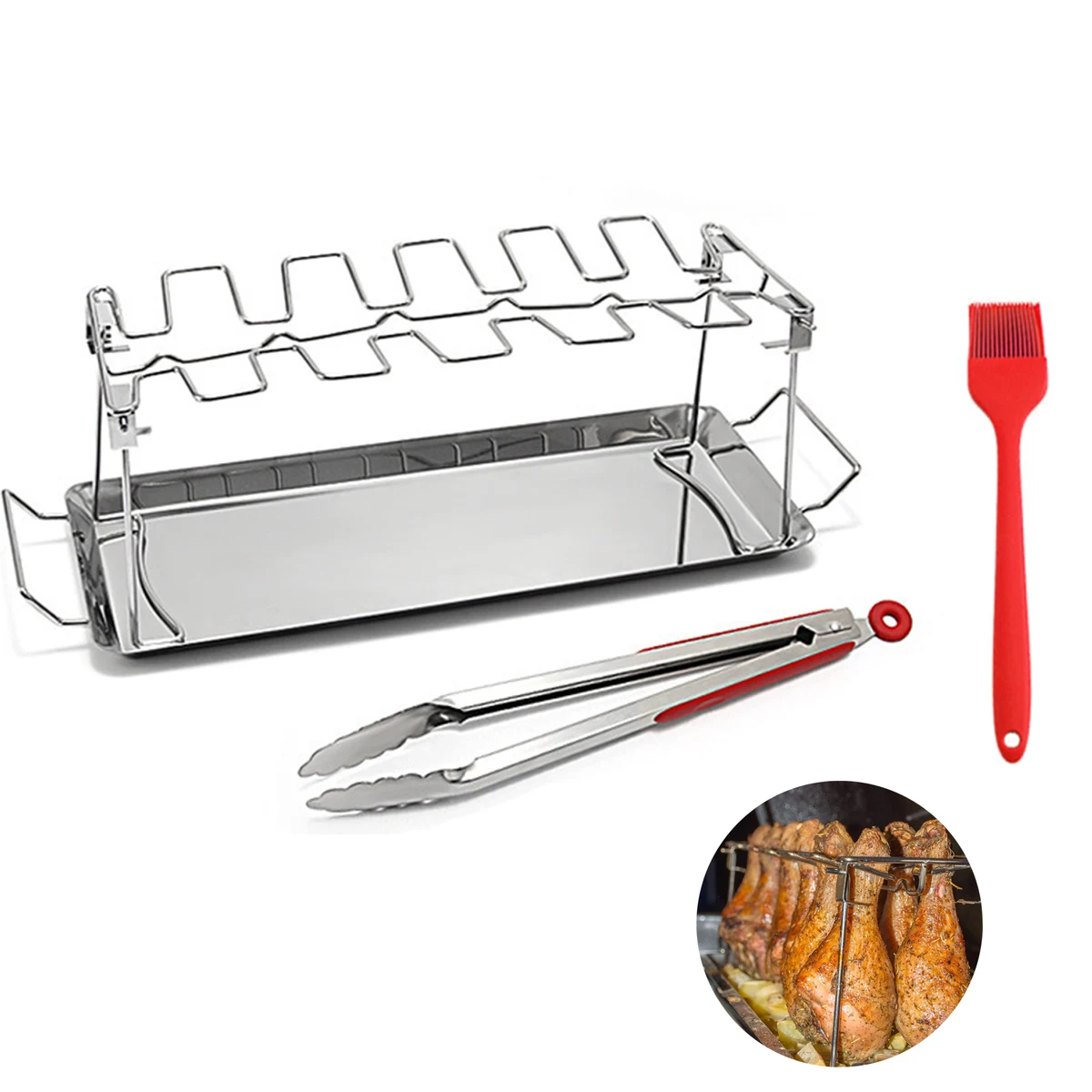Stainless Steel Chicken Leg Grill 1