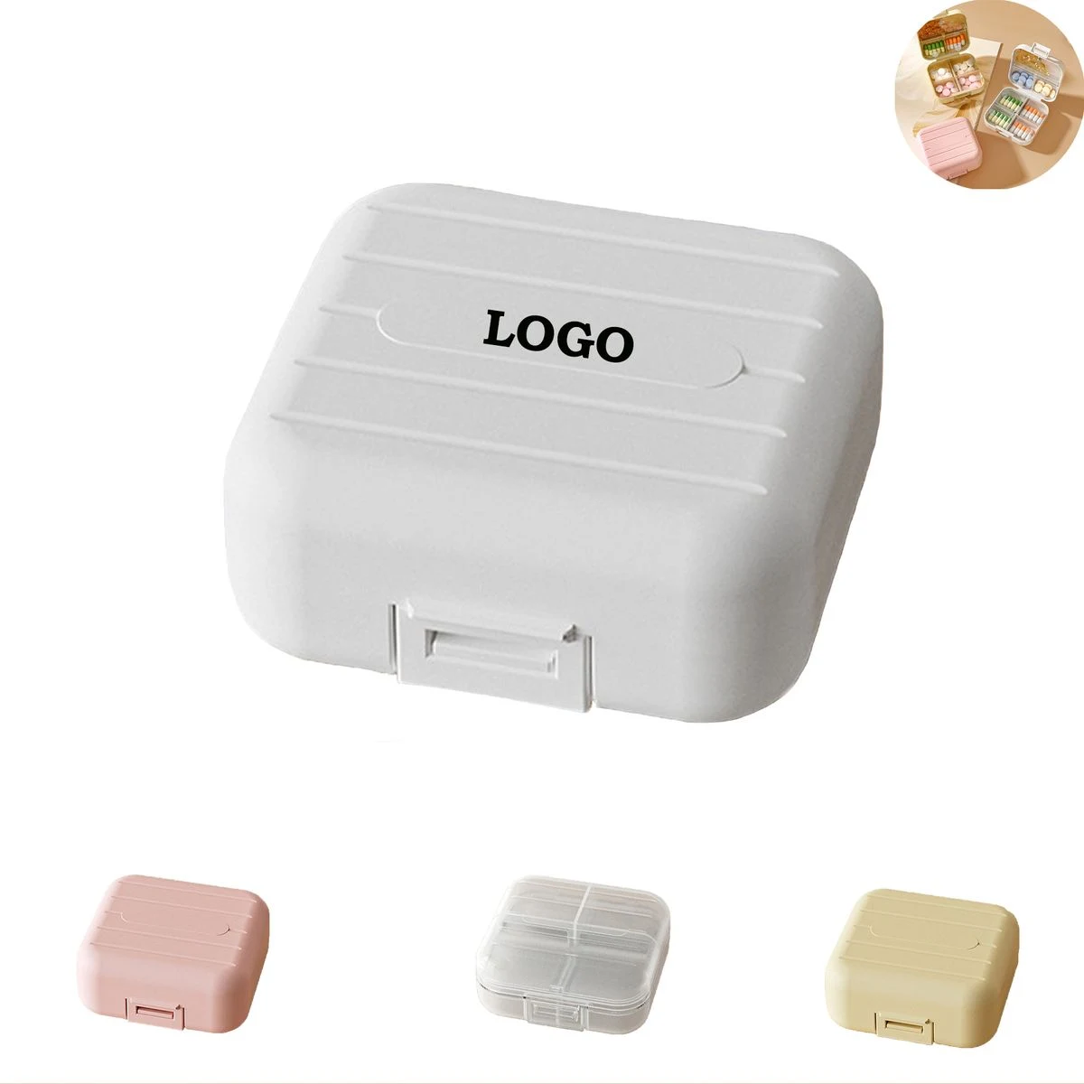 Suitcase Shaped Small Pill Case 1