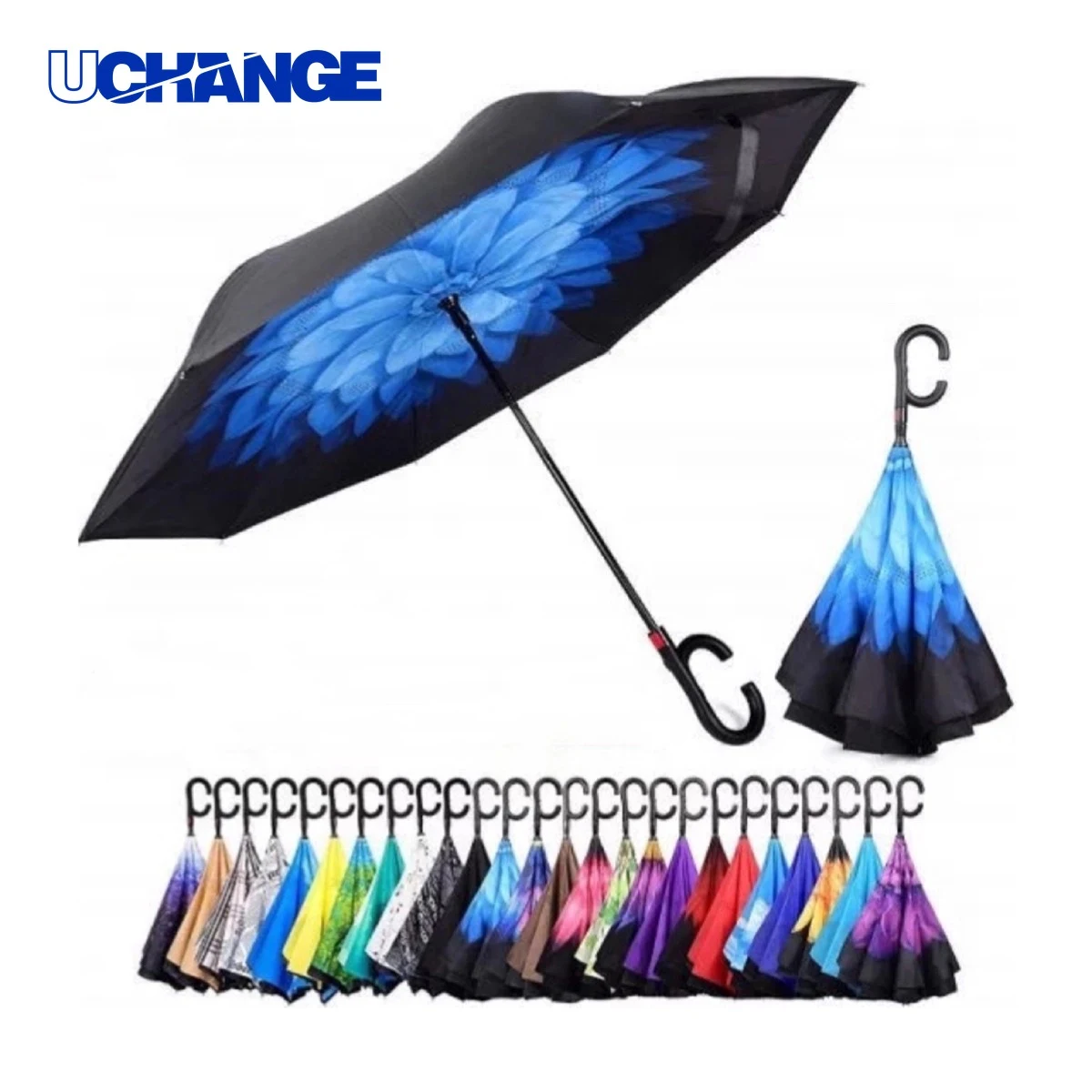 49 Inch Full Color Inverted Umbrella 1