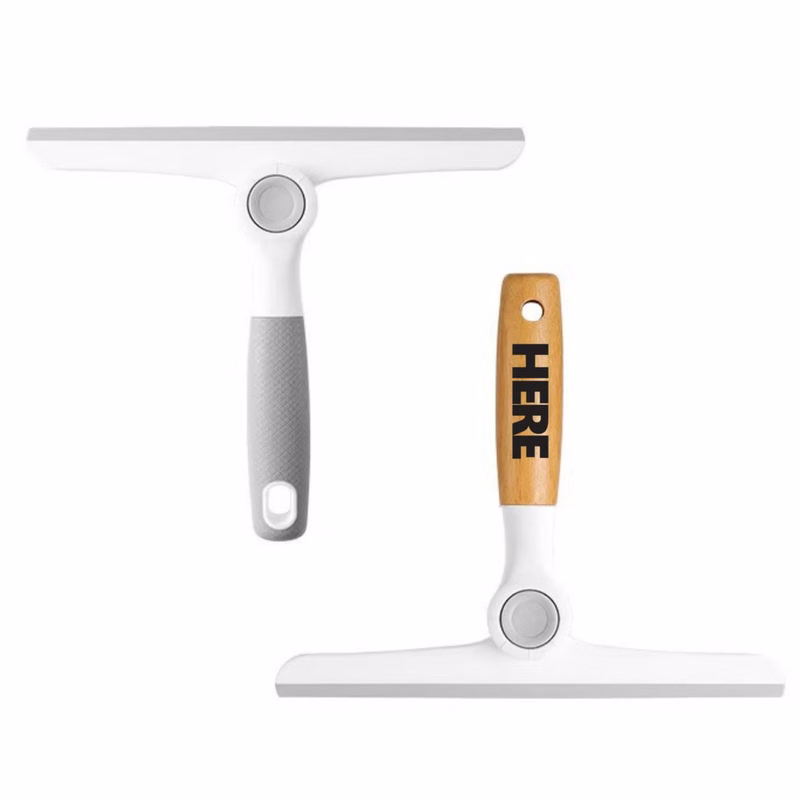 Squeegee Handle Rotating Cleaning Tool