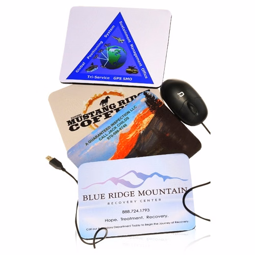 8.25" x 6.75" x 1/4" Small Rectangular Mouse Pad