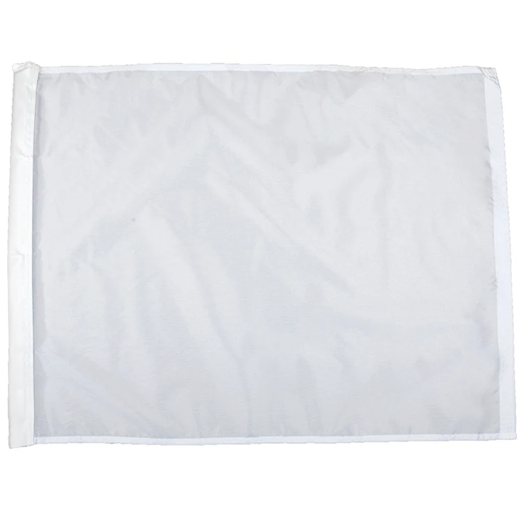 One Lap To Finish Individual Polyester Auto Racing Flags W/ Pole Sleeve 1
