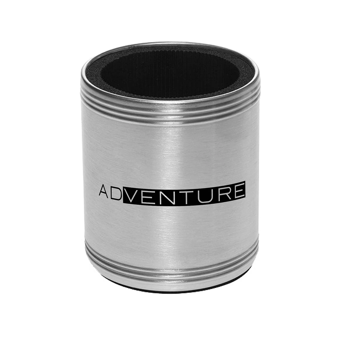 Stainless Steel Caliber Custom Can Cooler (1 Color Imprint) 1