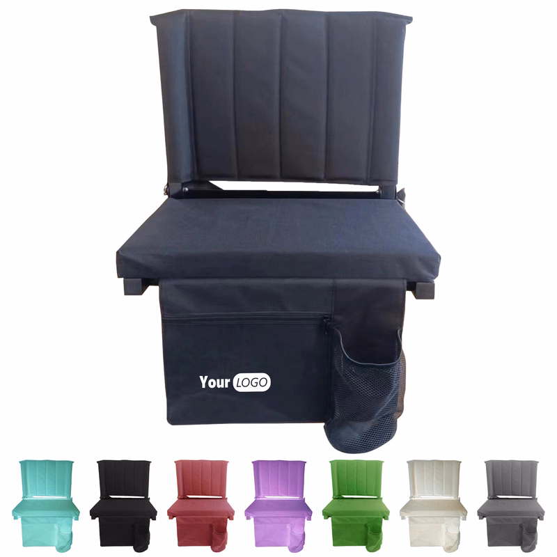 Oxford Folding Stadium Chair With Backrest ?C Portable And Supportive
