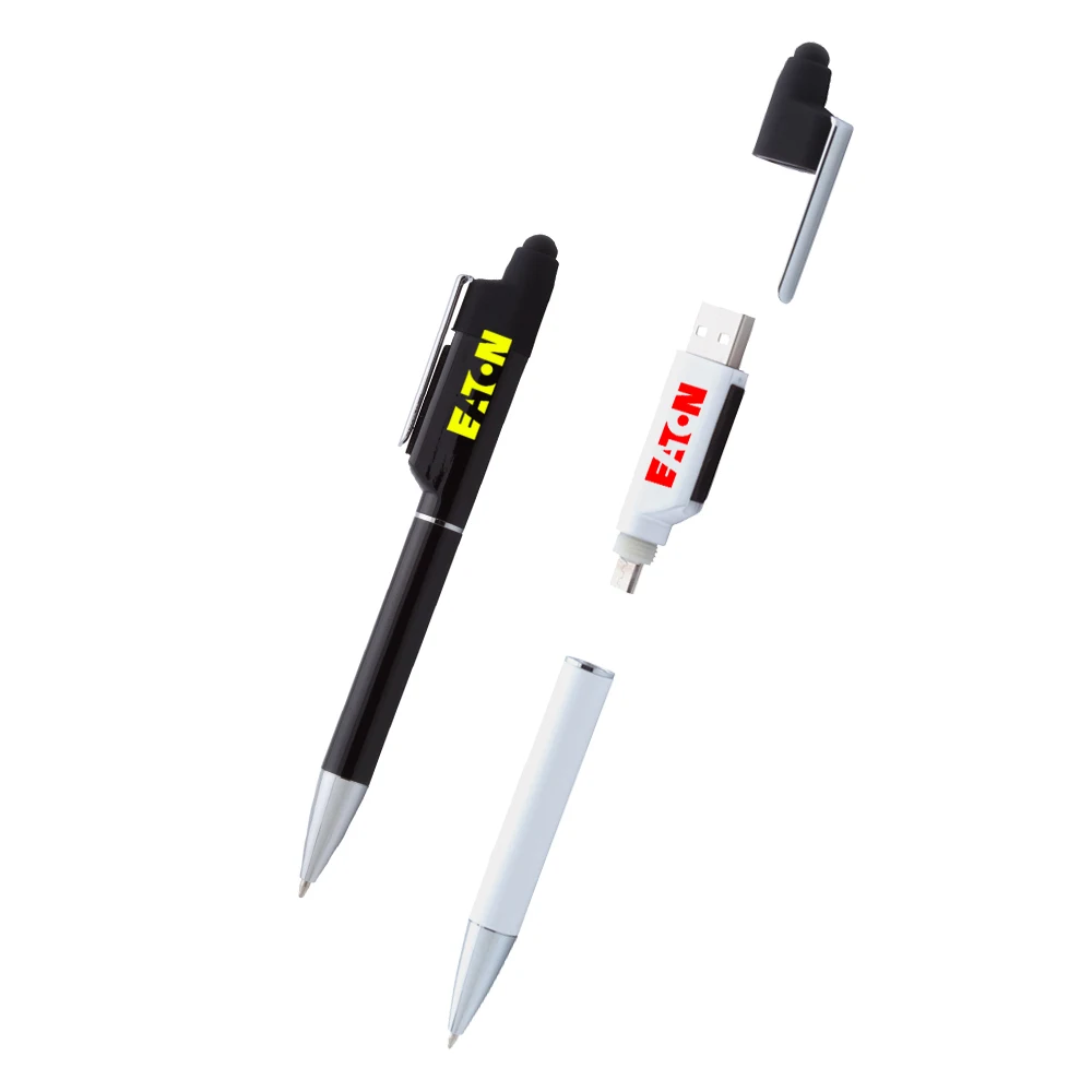 Bolt 4-In-1 Ballpoint Pen w/USB Adapter 1