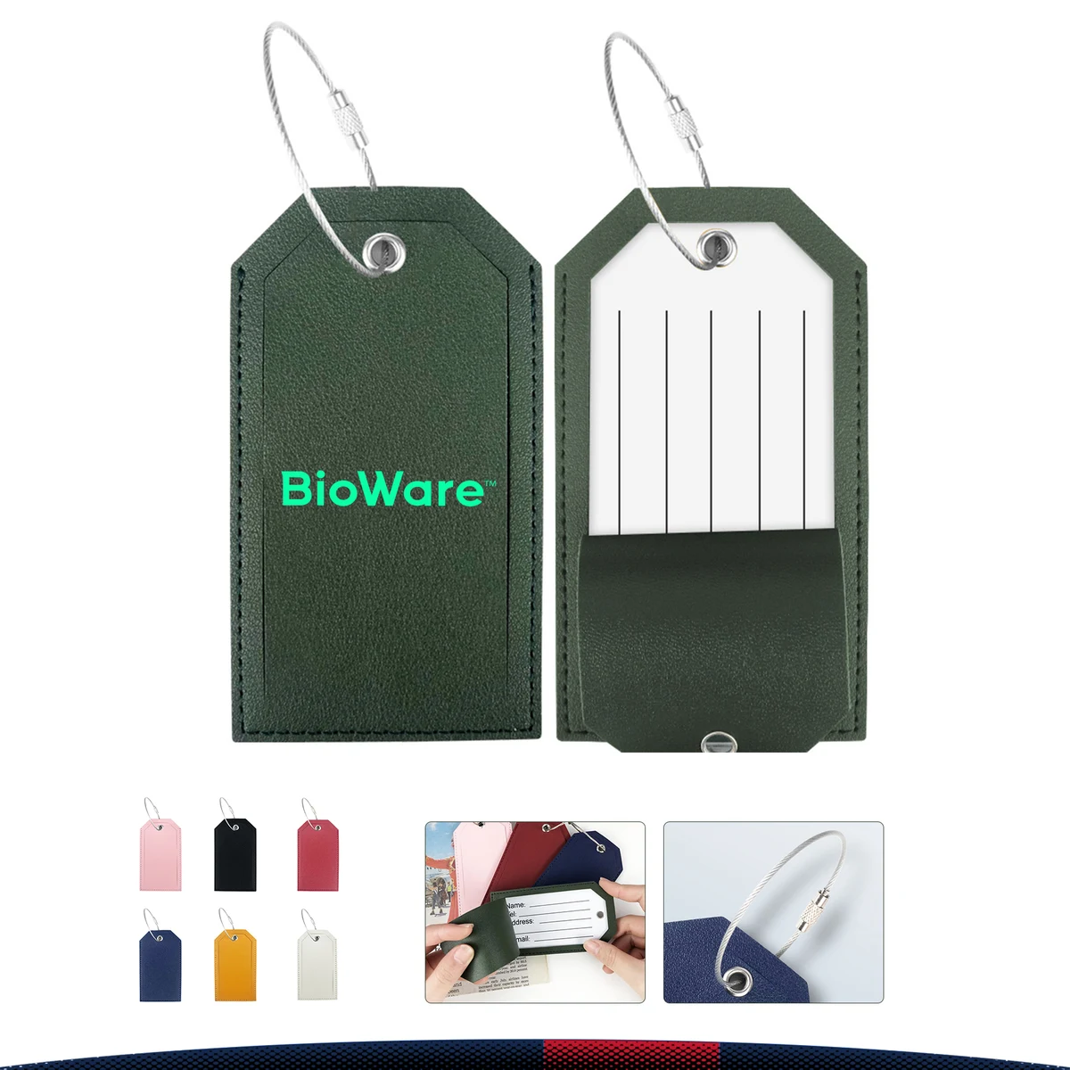 Metal Wire Rope Luggage Tag 1