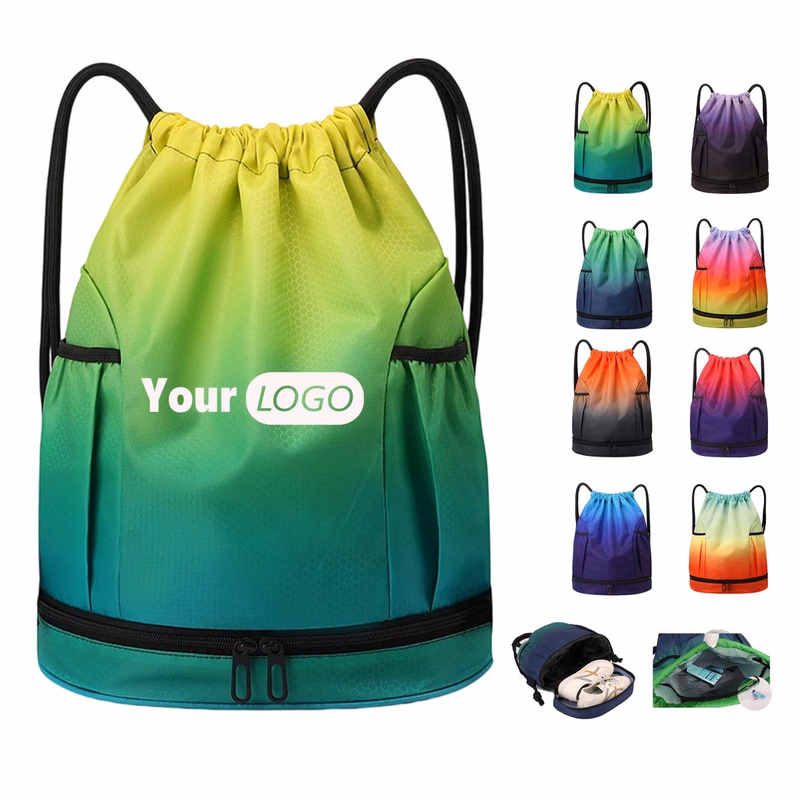 Wet Dry Drawstring Swim Backpack