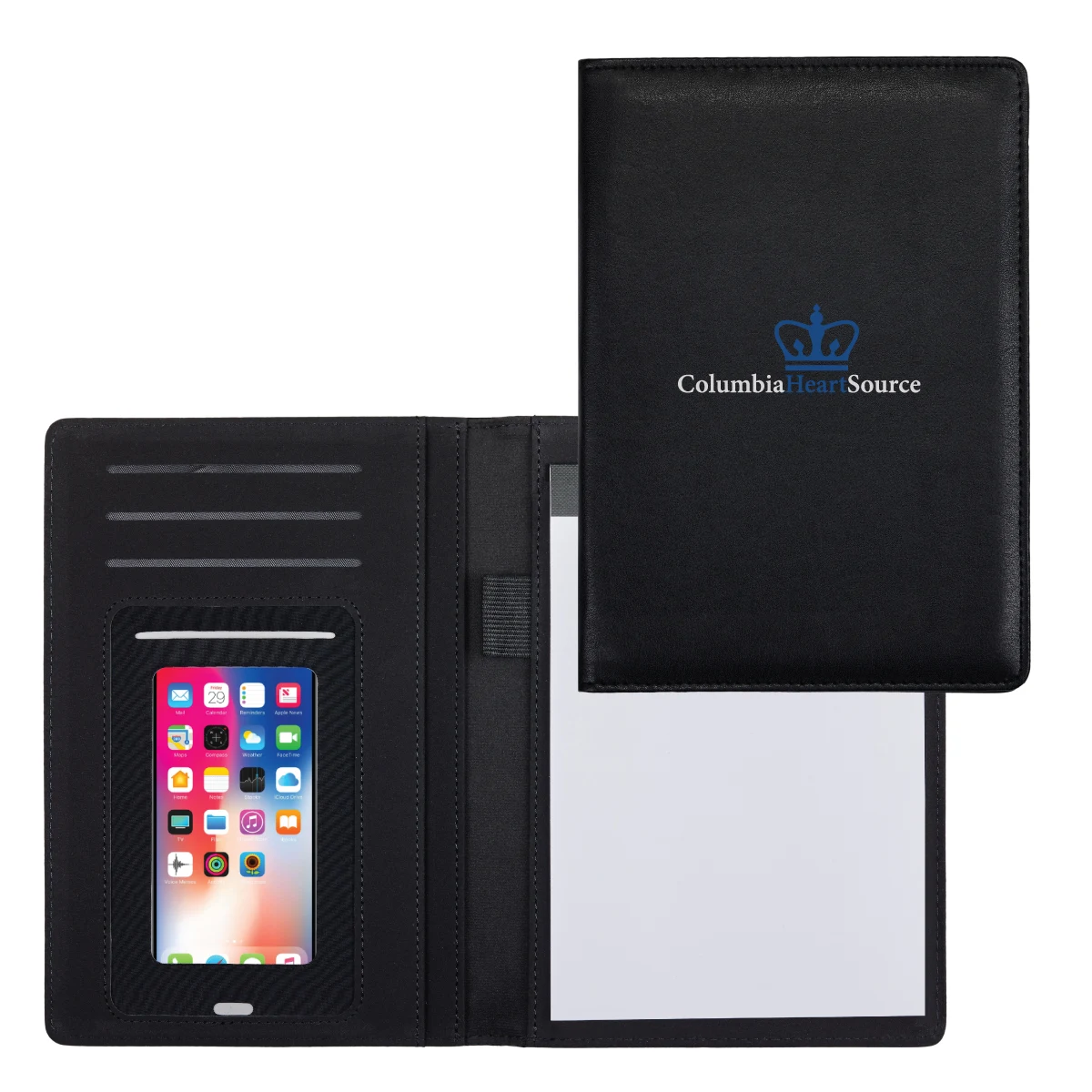 Lightweight Padfolio w/ Smartphone Sleeve and Notepad 1