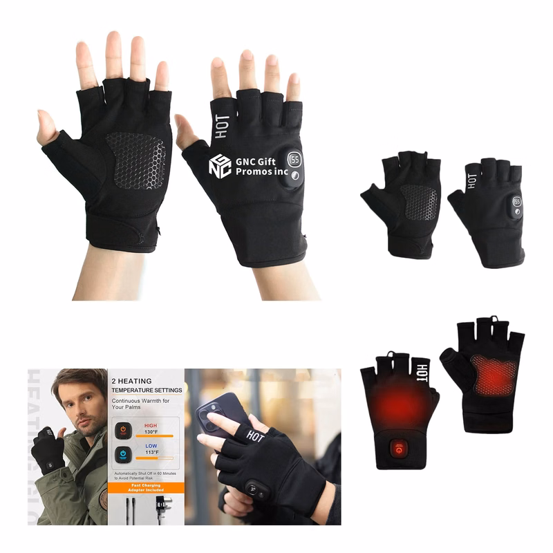 Heated Fingerless Gloves