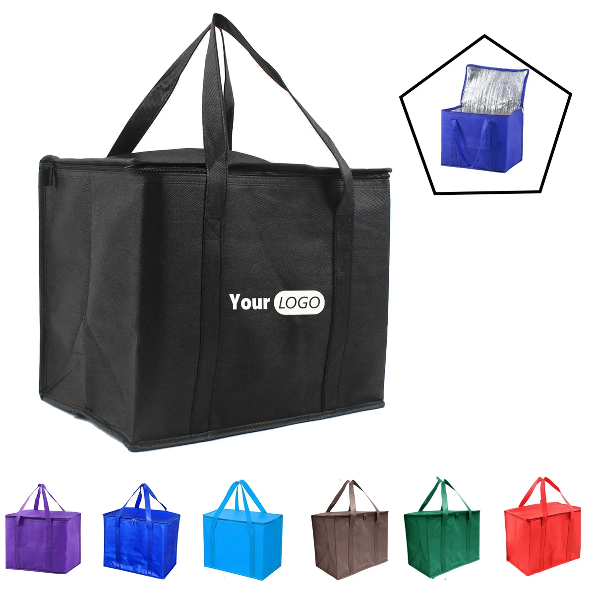Large Aluminum Foil Insulated Bag 1