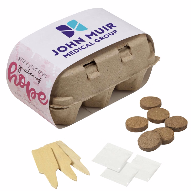 Pink Grow Your Own Garden of Hope Planter Kit