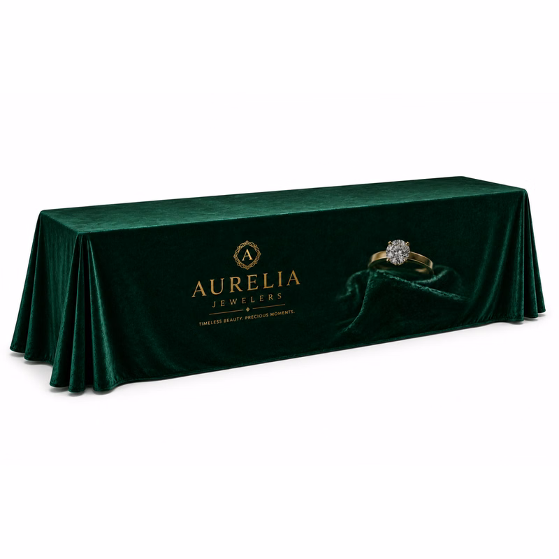 8' Velvet Table Throw