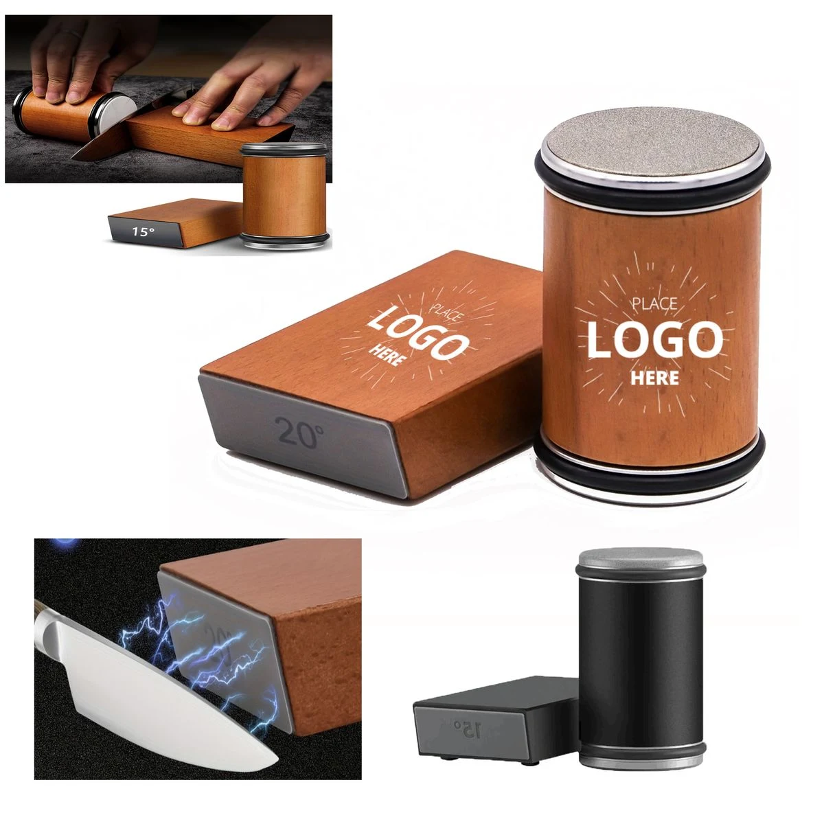 Durable Aluminum Alloy Diamond Sharpening Stone With Magnetic Holder For Easy Grinding 1