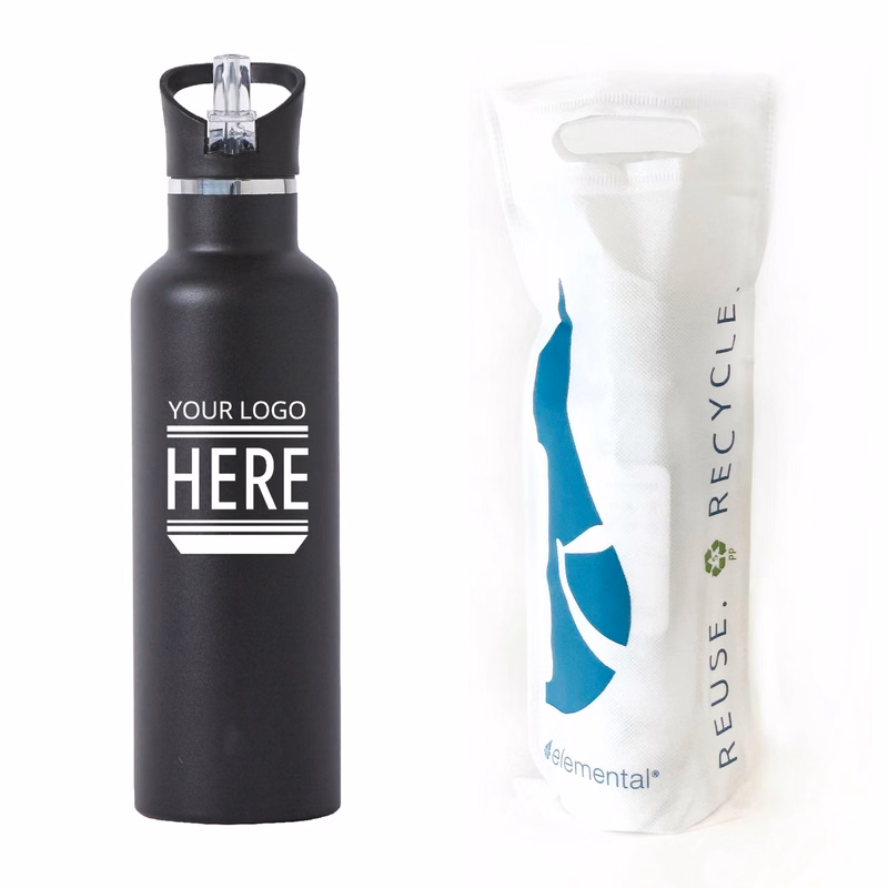 Elemental® 25oz Classic Sport Stainless Steel Water Bottle - Vacuum Insulated Canteen