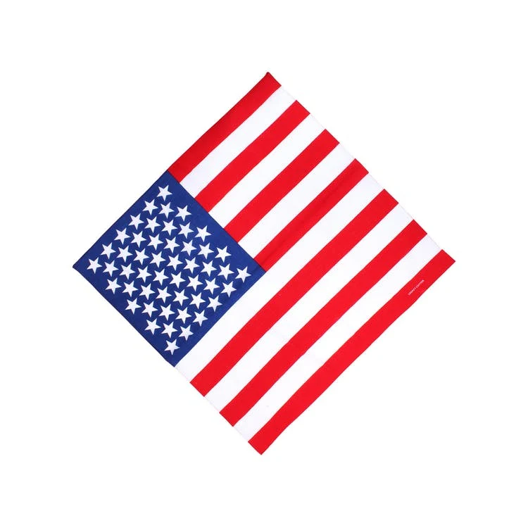 Cotton Bandanas - USA Flag Design 1