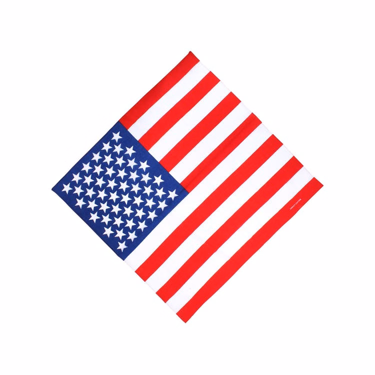 Cotton Bandanas - USA Flag Design