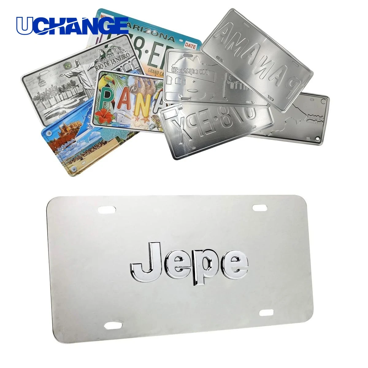 Personalized Full Color License Plate 1