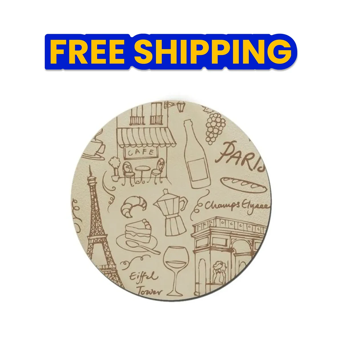 Soft Diatom Absorbent Coaster 1